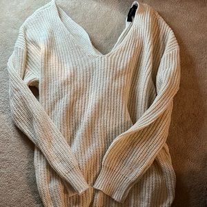Forever 21 Cross-Back Open Sweater